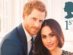 Los sellos saldrán a la venta el mismo día de la boda y cuentan con el visto bueno de los futuros esposos y de la reina Isabel II. AFP/ ESPECIAL