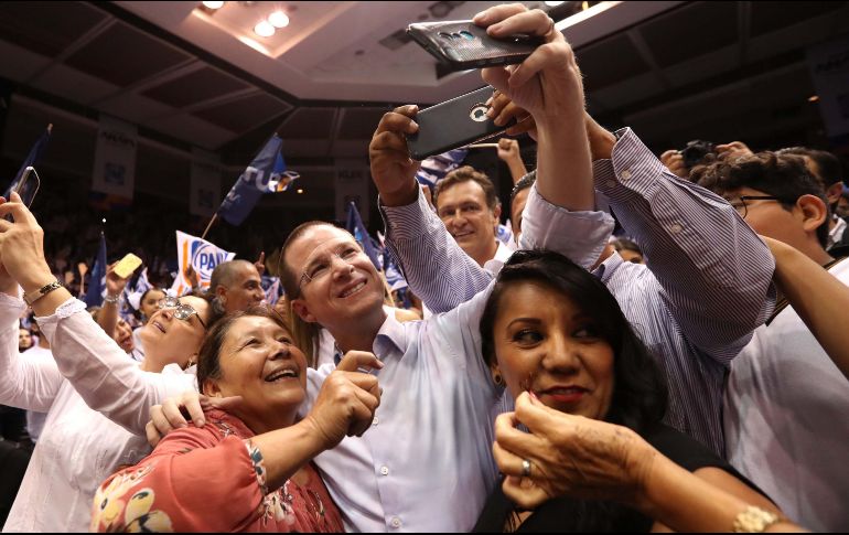 Ayer, Anaya tuvo un mitin Santiago de Querétaro. SUN/A. Ojeda