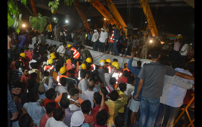Es posible que el número de víctimas aumente cuando los escombros sean retirados. AFP