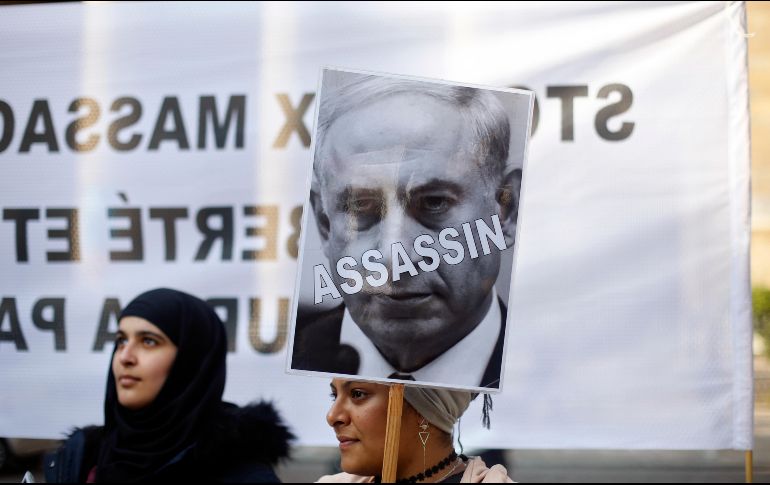 La matanza de palestinos ayer lunes provocó hoy numerosas condenas internacionales. AP / T. Camus