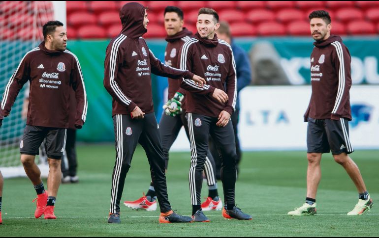 Marco Fabián, Diego Reyes, Héctor Herrera y Oribe Peralta forman parte de los preconvocados por Juan Carlos Osorio para disputar el Mundial. MEXSPORT