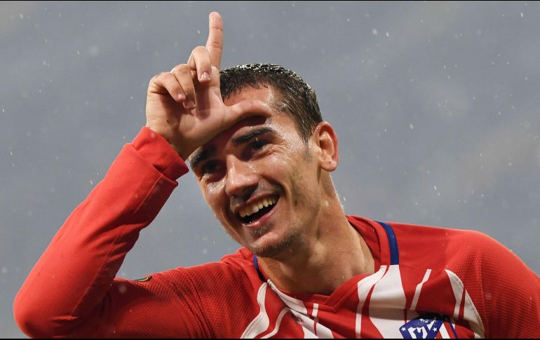 Griezmann celebra su segundo gol de la noche. AFP/P. Desmazes