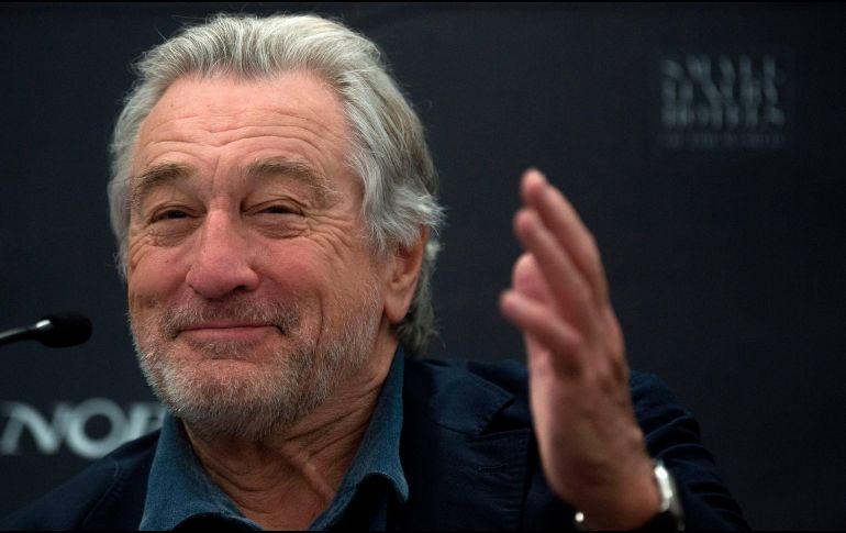 A De Niro se le cuestionó sobre qué le parece a Trump su cadena de restaurantes. AFP / J. Guerrero