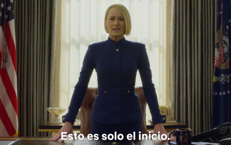 Claire Underwood usa la misma frase que la serie le 