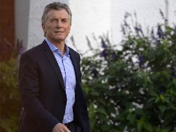 El presidente insistió en la necesidad de que el Estado reduzca el déficit, que deje de gastar más de lo que tiene, porque eso es lo que lleva al endeudamiento. AFP/ J. Mabromata