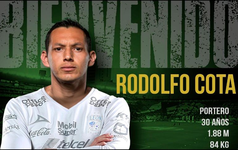 Cota hizo historia con el Rebaño, pero ya no defenderá la meta rojiblanca. TWITTER/@ClubLeonFC