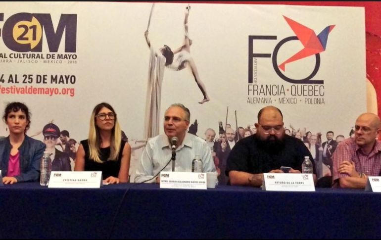 Organizadores del Festival de Mayo dan los pormenores de este evento. TWITTER/@FestivaldeMayo