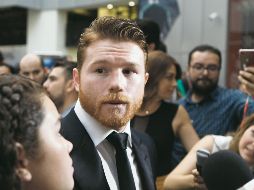 Saúl “Canelo” Álvarez asistió a la premier de la película “Campeones”, donde habló sobre su suspensión por dopaje. EL INFORMADOR/A. Camacho