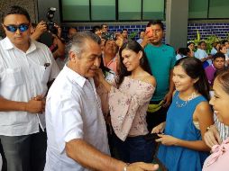 Rodríguez Calderón visitó la Universidad Hipócrates en Acapulco. TWITTER / @JaimeRdzNL