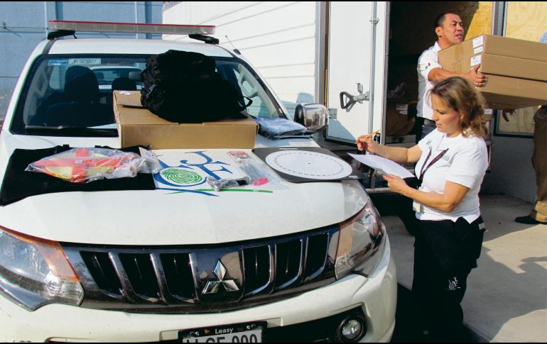 Los insumos fueron entregados por la Oficina de Asuntos Internacionales de Narcóticos y Aplicación de la Ley de Estados Unidos. ESPECIAL