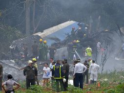 Señalan que la aeronave trasladaba alrededor de 100 pasajeros al momento del accidente. AFP / A. Roque