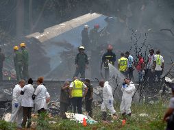 Este viernes, un avión comercial se estrelló poco después de despegar del Aeropuerto Internacional José Martí de la capital cubana. AFP / Y. Lage