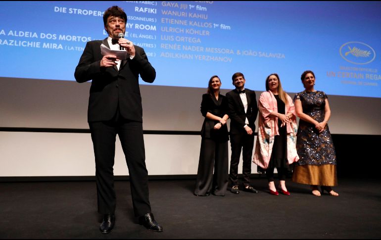 Benicio del Toro. El actor fue la cabeza del jurado de Una cierta mirada, categoría que premia a los nuevos talentos. EFE