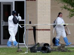 La mañana del viernes, el presunto asesino acudió armado con una escopeta y una pistola, además de varios artefactos explosivos caseros.  AP / J. Reynolds