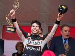 En 2016, ''Checo'' consiguió su sexto podio en la F1 en este trazado, al terminar detrás del inglés Lewis Hamilton y del australiano Daniel Ricciardo. TWITTER / @ForceIndiaF1