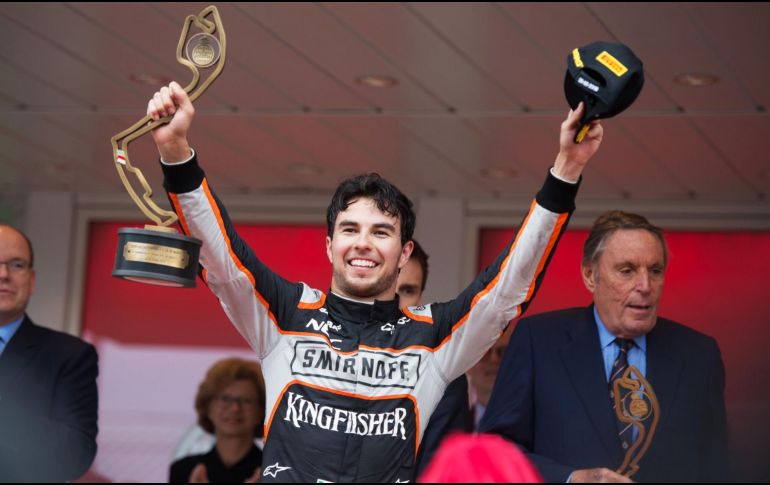 En 2016, ''Checo'' consiguió su sexto podio en la F1 en este trazado, al terminar detrás del inglés Lewis Hamilton y del australiano Daniel Ricciardo. TWITTER / @ForceIndiaF1