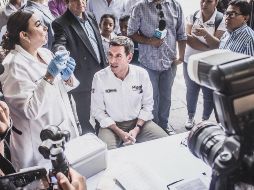 El llamado del aspirante tricolor no tuvo eco y a la cita no acudió ningún otro candidato. Cortesía / PRI Jalisco