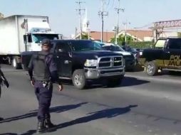 La persecución y el aseguramiento de un vehículo ocurrió en la colonia La Tijera. TWITTER / @apolitagnost