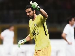 Gianluigi Buffon. El portero participó en el partido homenaje a Andrea Pirlo. AFP