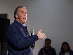 José Antonio Meade, durante un encuentro con simpatizantes. NOTIMEX/E. Jaramillo