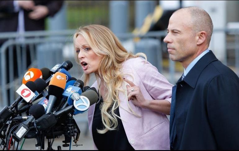 El juez federal ordenó a un despacho jurídico vinculado al abogado de la actriz porno Stormy Daniels pagar 10 MDD a otro jurista. EFE / ARCHIVO