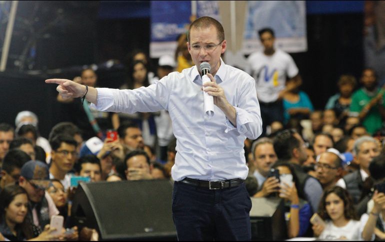 Anaya también mencionó tener la intención de reunirse con Margarita Zavala aunque aún no hay una fecha señalada. NTX / J. Lira