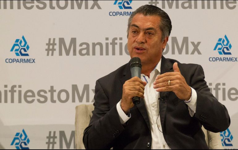 “El Bronco” también participará en el foro con candidatos de la Concanaco-Servytur. NTX / ARCHIVO