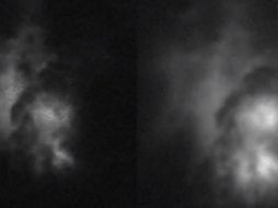 Las imágenes, sobre la costa indonesia de Sumatra desde la Estación Espacial Internacional, muestran un rayo a 400 kilómetros por encima de la Tierra. TWITTER / @esa