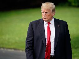 Trump dice que ha sido muy difícil tratar con México y Canadá y que no está complacido con sus pedidos en la negociación del TLCAN. AFP/ ESPECIAL