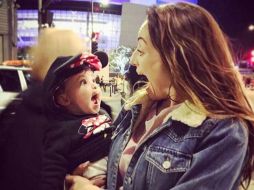 En la publicación aparece Marimar cargando a Lúa, hija de Zuria. INSTAGRAM / zuriavvega