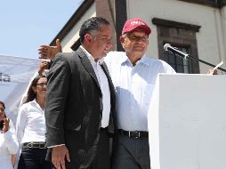 Nieto Castillo conoció a López Obrador apenas ayer martes, en un templete a las afueras de Guadalajara. SUN / V. Rosas