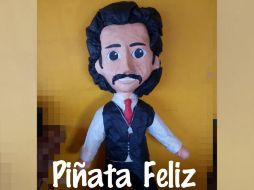 A la piñata de Luisito Rey se le puede quitar el saco, para dejarlo en chaleco. FACEBOOK / Piñata Feliz