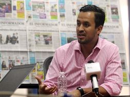 Hiram Torres, candidato de la coalición Juntos Haremos Historia a la alcaldía de Zapopan