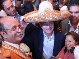 Ricardo Anaya visitó ayer Guadalajara, aseguró que, si gana el 1 de julio, se apoyará en el Ejército para labores de seguridad. SUN/A. Ojeda