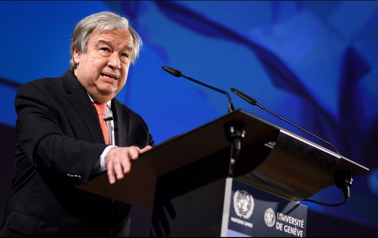 Guterres reaccionó luego que se informara que la reunión entre Trump y Kim se canceló. AFP / F. Coffrini