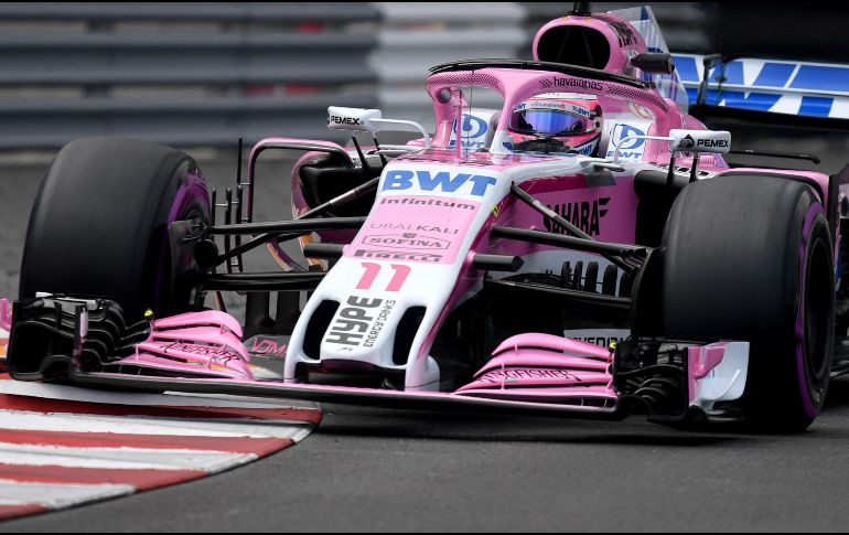 En ambas sesiones Pérez quedó mejor posicionado que su compañero de equipo, Esteban Ocon. /A. Isakovic