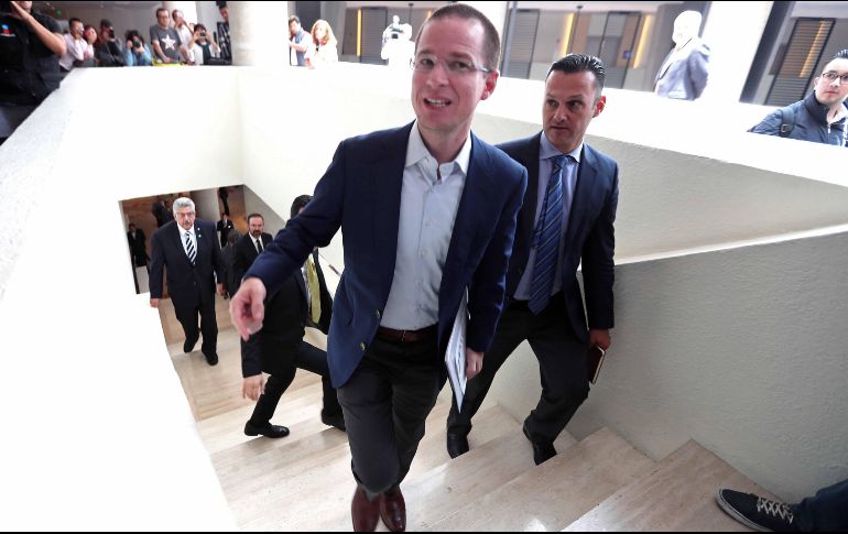 Ricardo Anaya explicó sus propuestas ante líderes agropecuarios. SUN/A. Ojeda