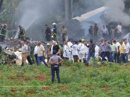 El Boeing 737-200 en que viajaban las tres mujeres desde La Habana a Holguín se estrelló el pasado viernes cuando acababa de despegar desde el Aeropuerto Internacional de La Habana. AFP / ARCHIVO