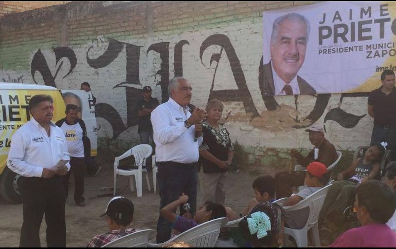 Jaime Prieto reiteró su compromiso de mejorar la calidad de vida de todos los zapopanos. FACEBOOK / Jaime Prieto