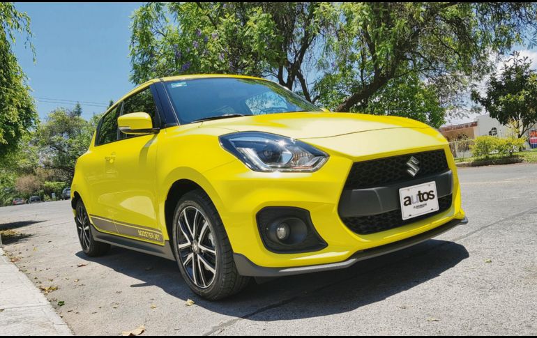 La parrilla y fascia hacen de esta versión del Suzuki Swift Sport 2019 una más ruda. EL INFORMADOR / B. Rangel