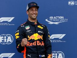 El piloto australiano de Red Bull se coloca en la primera posición para la carrera que se correrá ese domingo. AP / C. Paris