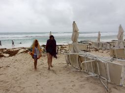 Aunque se alejará paulatinamente de costas nacionales, se espera que ''Alberto'' ocasione lluvias en Quintana Roo, Yucatán y Campeche. EFE / A. Cupul