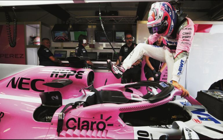 Con calma. Sergio Pérez aprovechará sus oportunidades este día en Mónaco para seguir cosechando puntos. FORCE INDOA/J. Moy