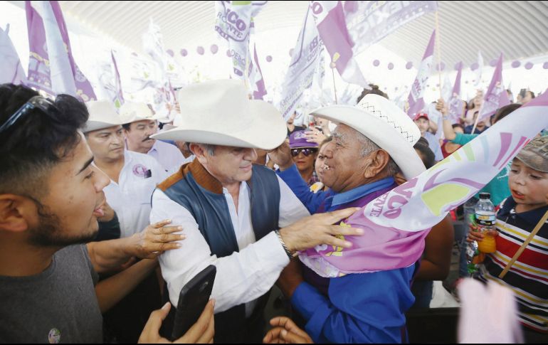 Escéptico. “El Bronco” afirmó que no cree en las encuestas. ESPECIAL