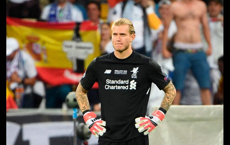 Karius ofrece disculpas a través de Twitter y recibe reacciones encontradas. AFP/P. Ellis