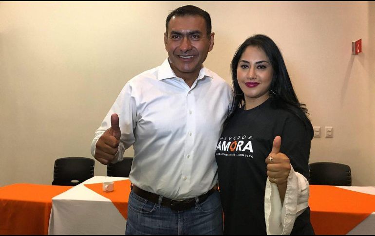 Se espera que el Tribunal Electoral del Poder Judicial de la Federación dicte el fallo  a favor de la contendiente del PES (izq). TWITTER / @SalvadorZamoraZ