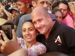 Alfaro reiteró su propuesta de construir la línea 4 del tren eléctrico hasta Tlajomulco. TWITTER / @EnriqueAlfaroR