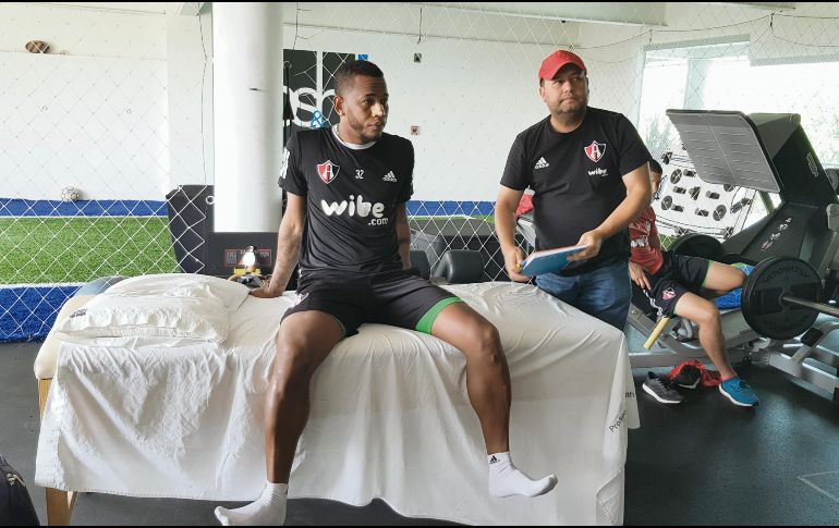 Leiton Jiménez. El jugador durante el chequeo médico de cara a la pretemporada. EL INFORMADOR/J. Robles