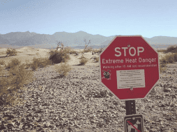 El Valle de la Muerte californiano alberga el punto con la temperatura más caliente.  INSTAGRAM@deathvalleynps