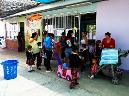 El pequeño voceó inocentemente su 